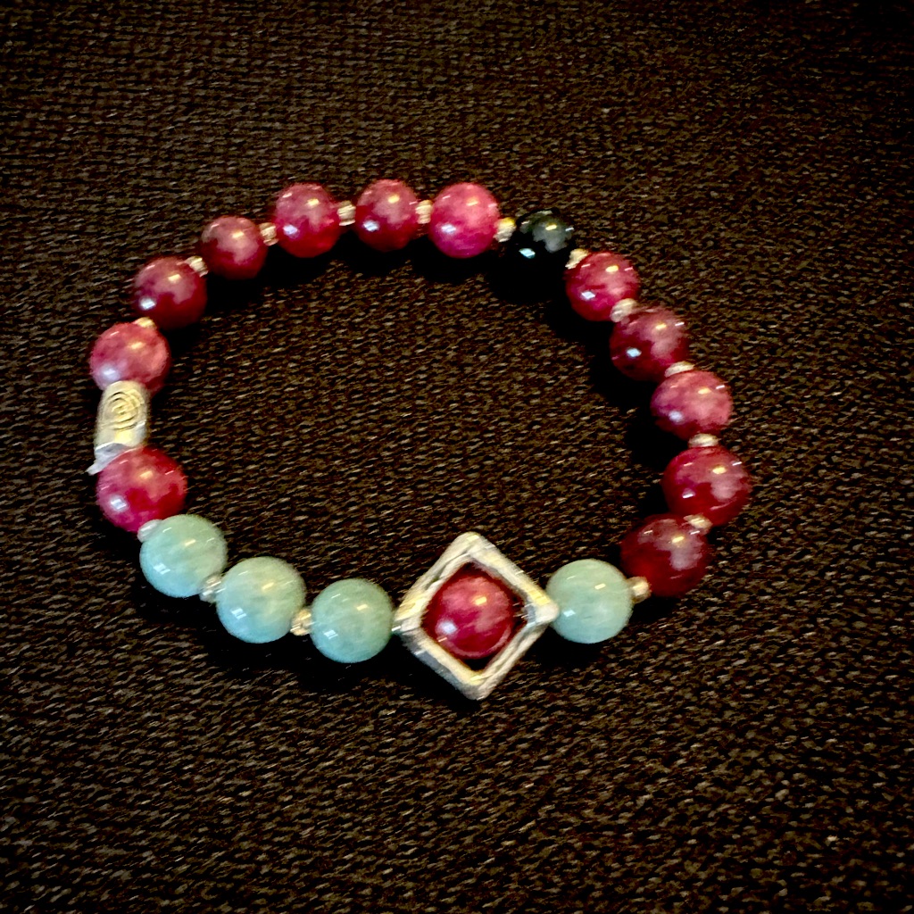 Handcrafted Genuine Gemstones Bracelet